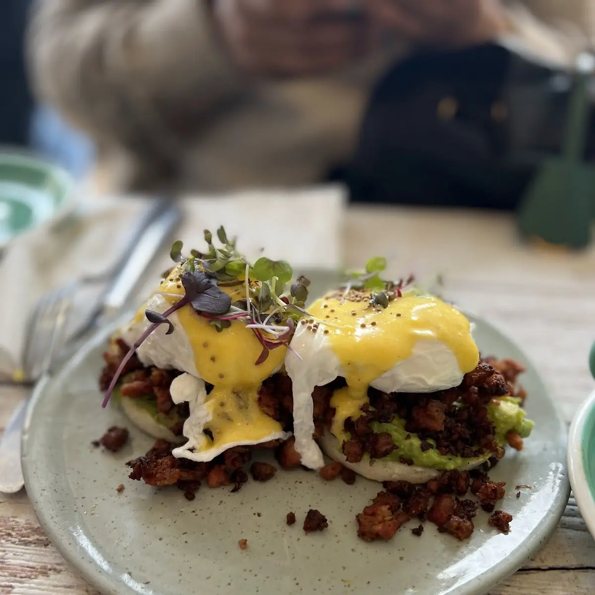 Eggs Benedict Toast