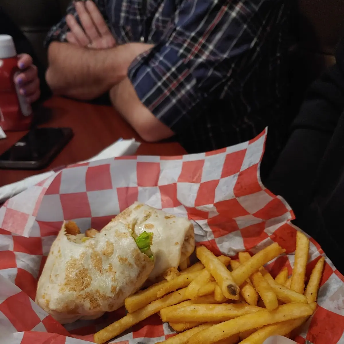 Cajun Chicken Wrap