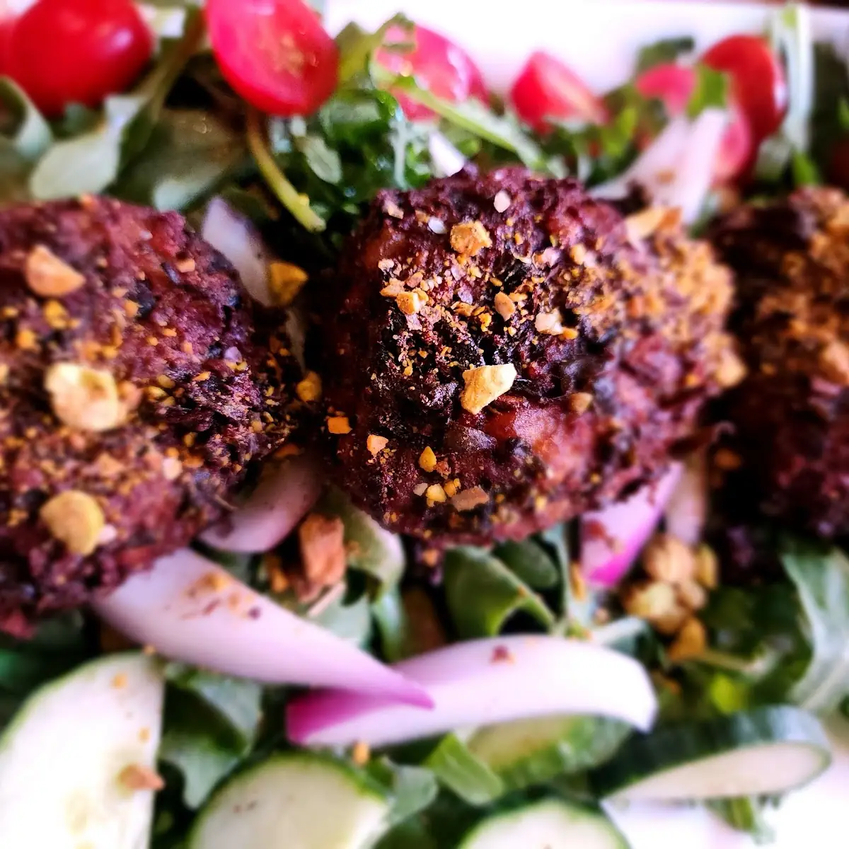 Veggie Burger Bites