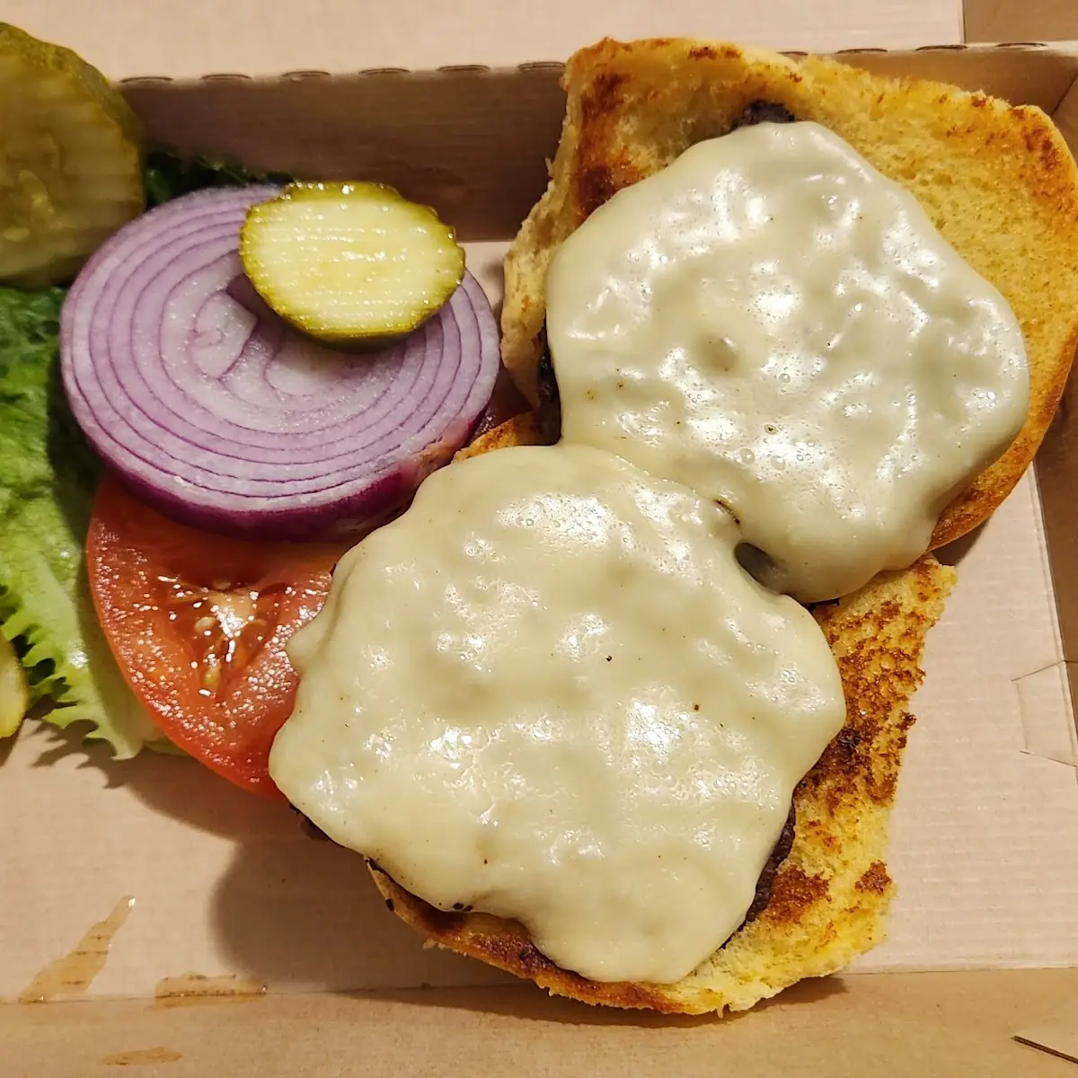 Jr Double Cheeseburger