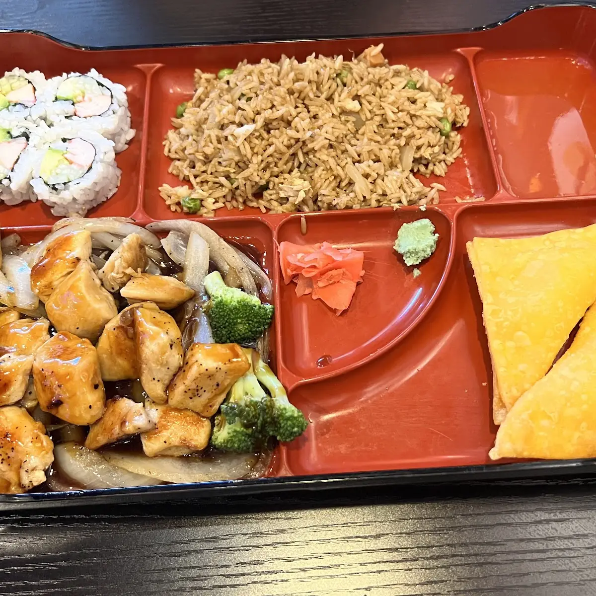 Bento Box with Teriyaki Chicken