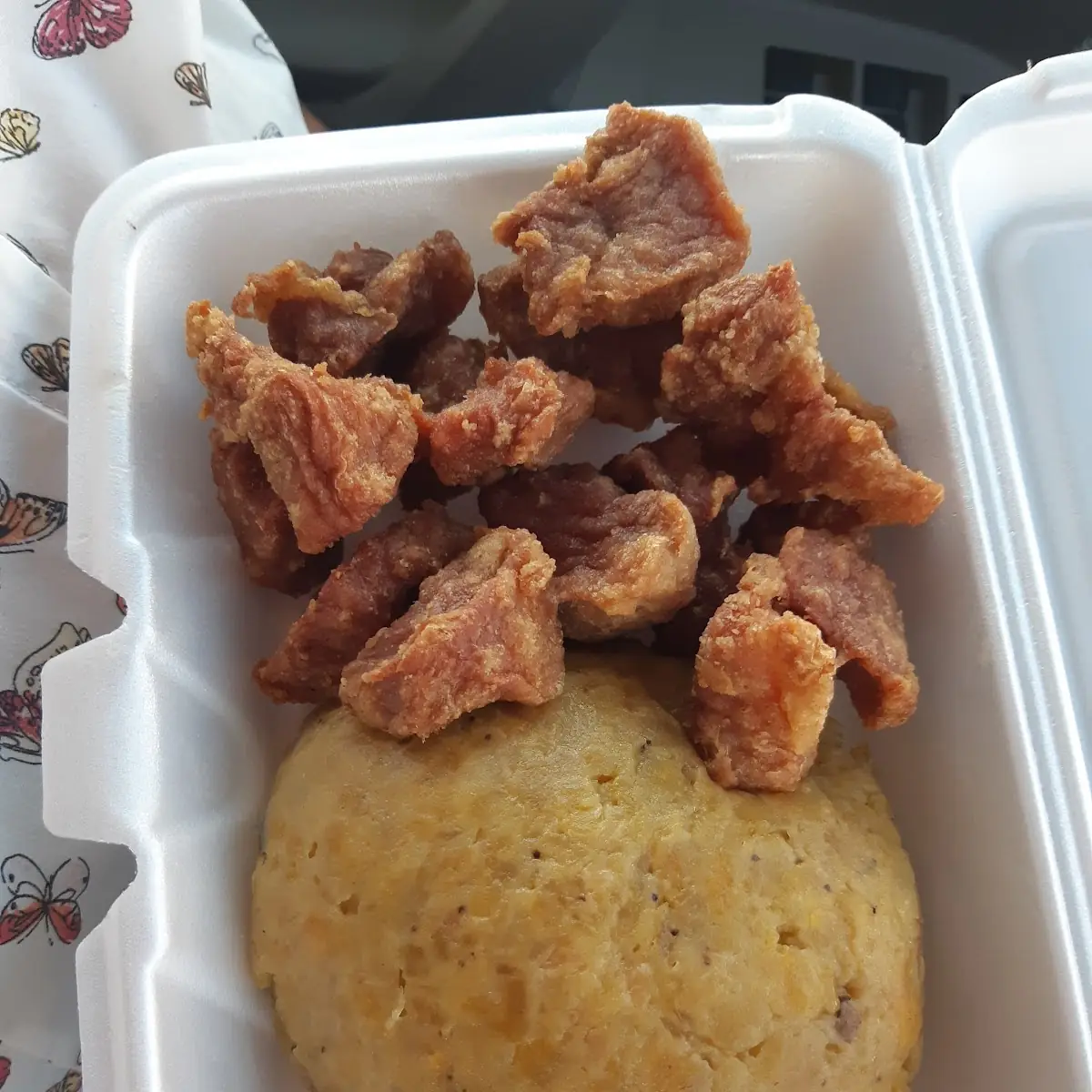 Carne Frita Y Mofongo