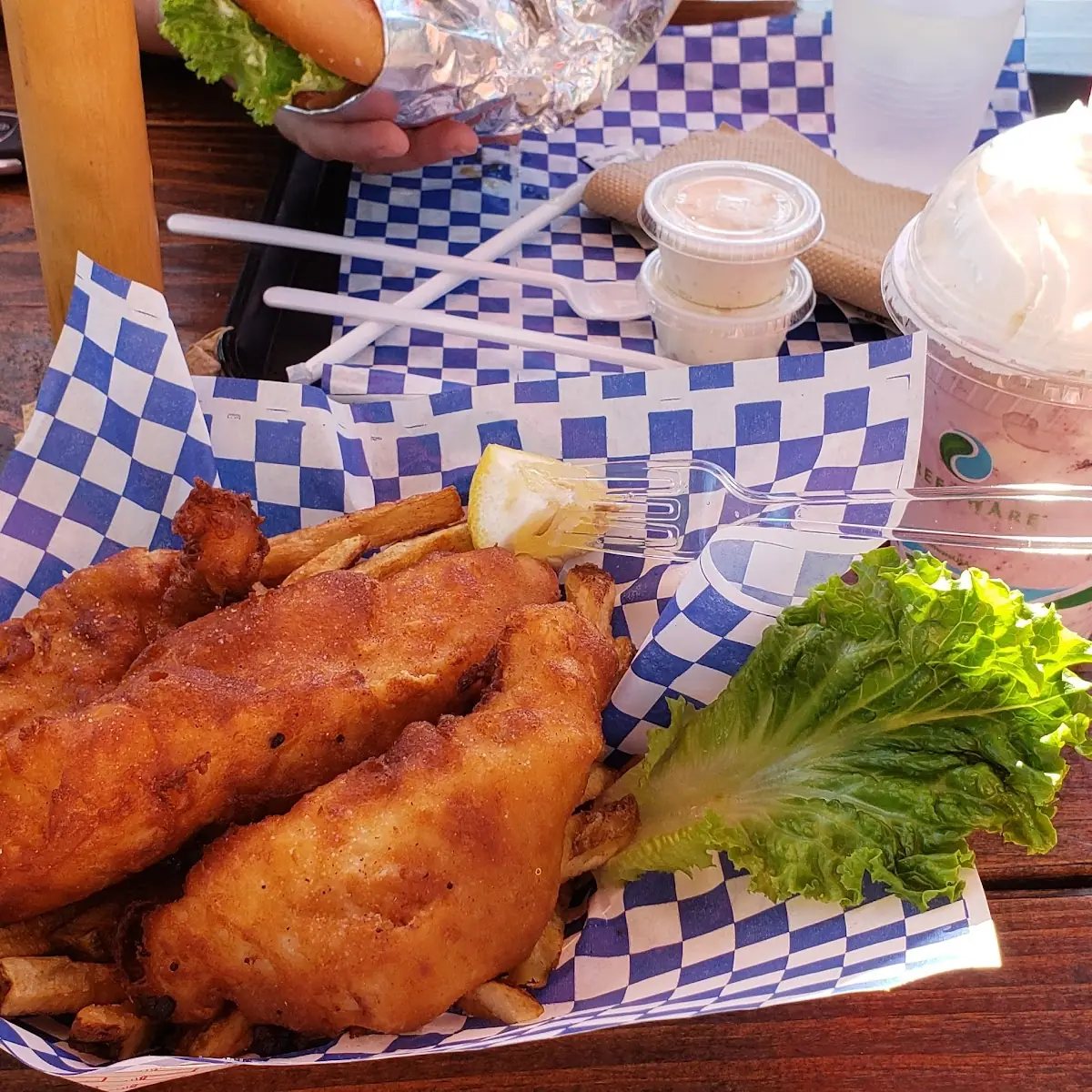 1 2lb Fish and Chips