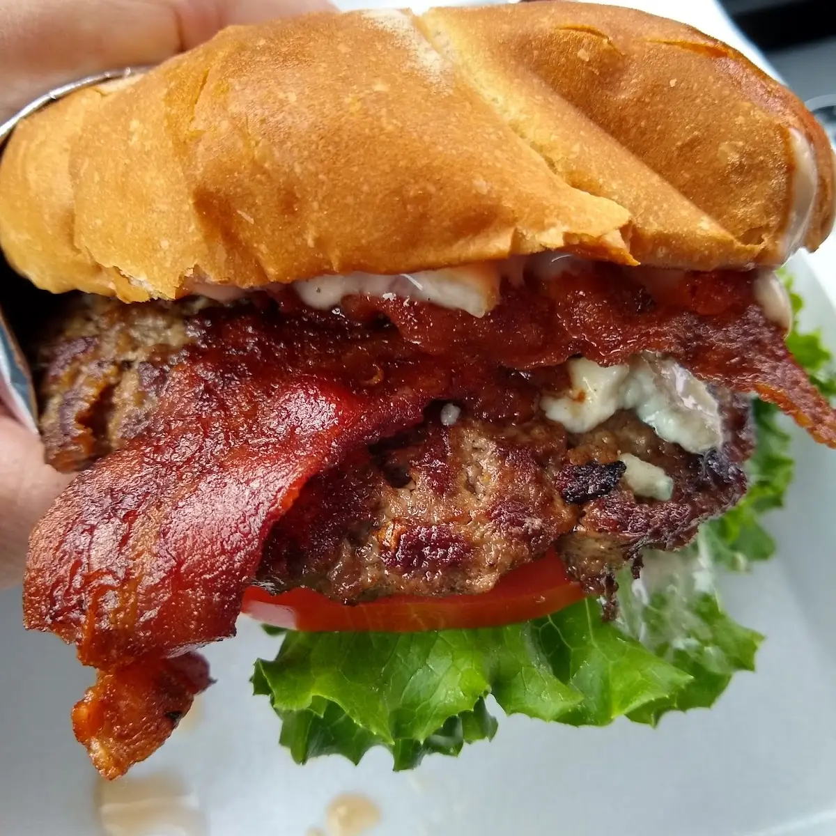 Bacon Blue Cheese Burger