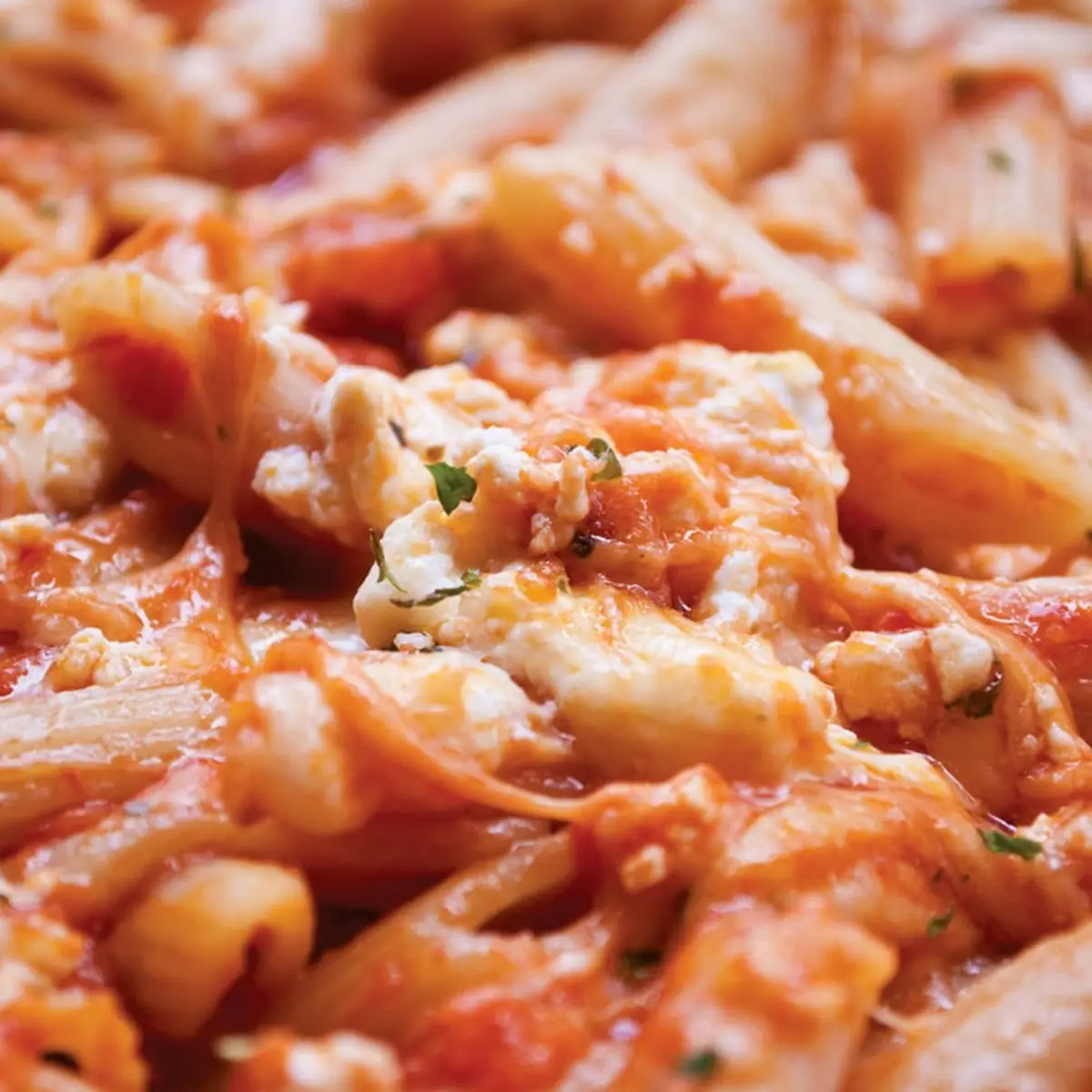 Three Cheese Baked Penne
