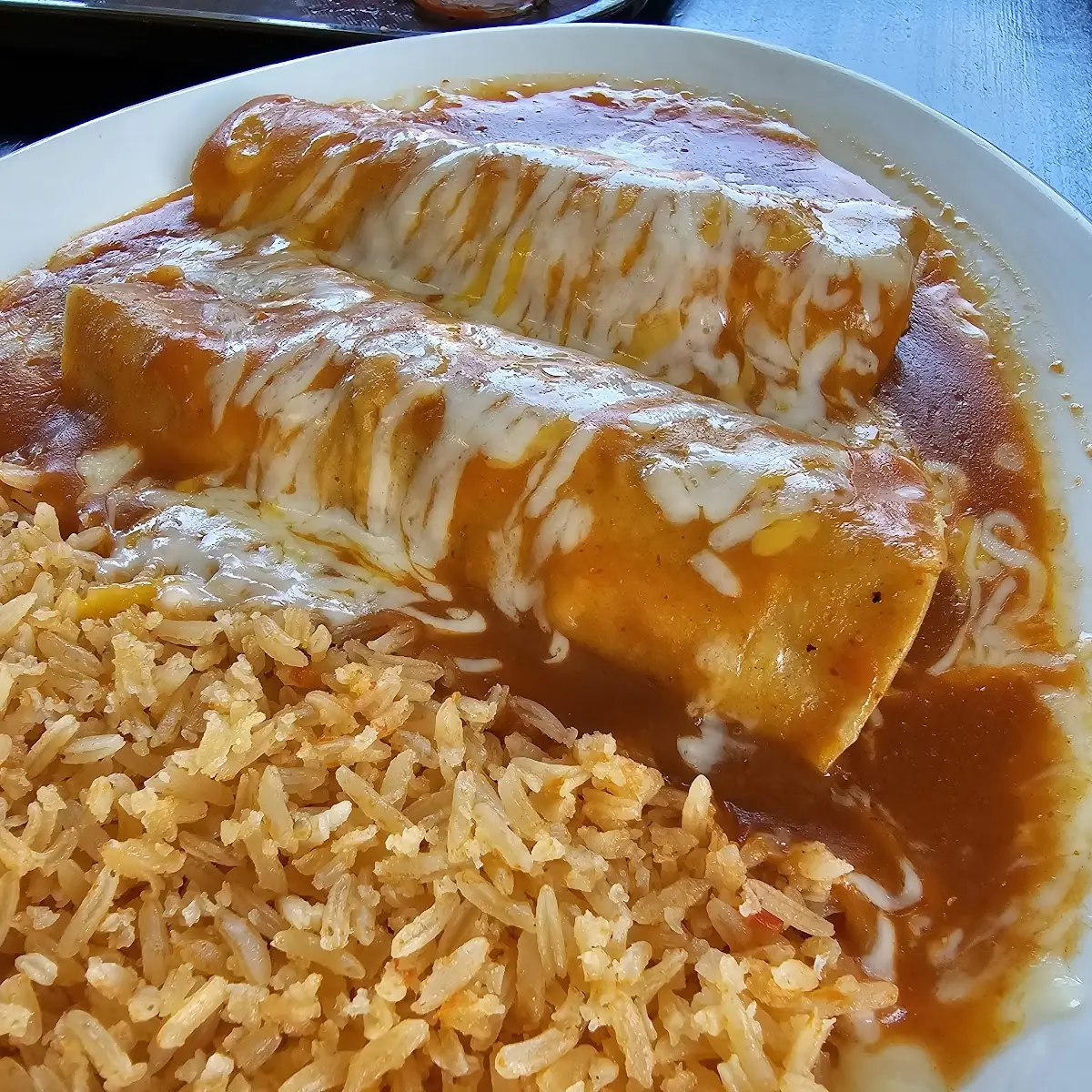 Chicken Enchiladas Platter
