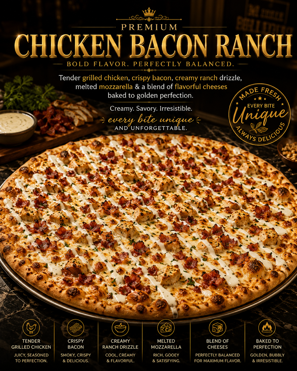 Premium Chicken Bacon Ranch