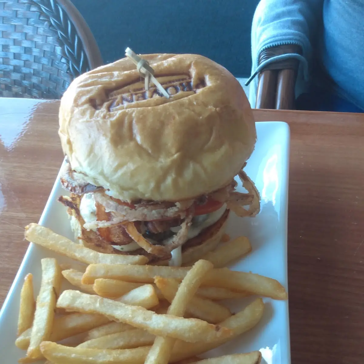 Burger and Fries