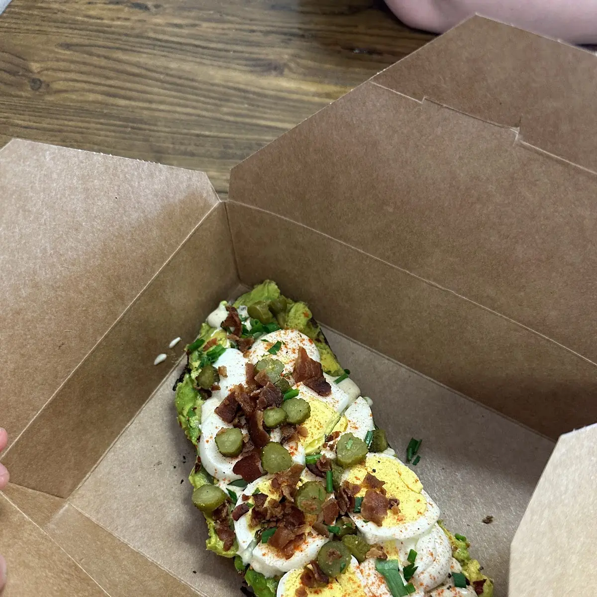 Deviled Egg Avo Toast