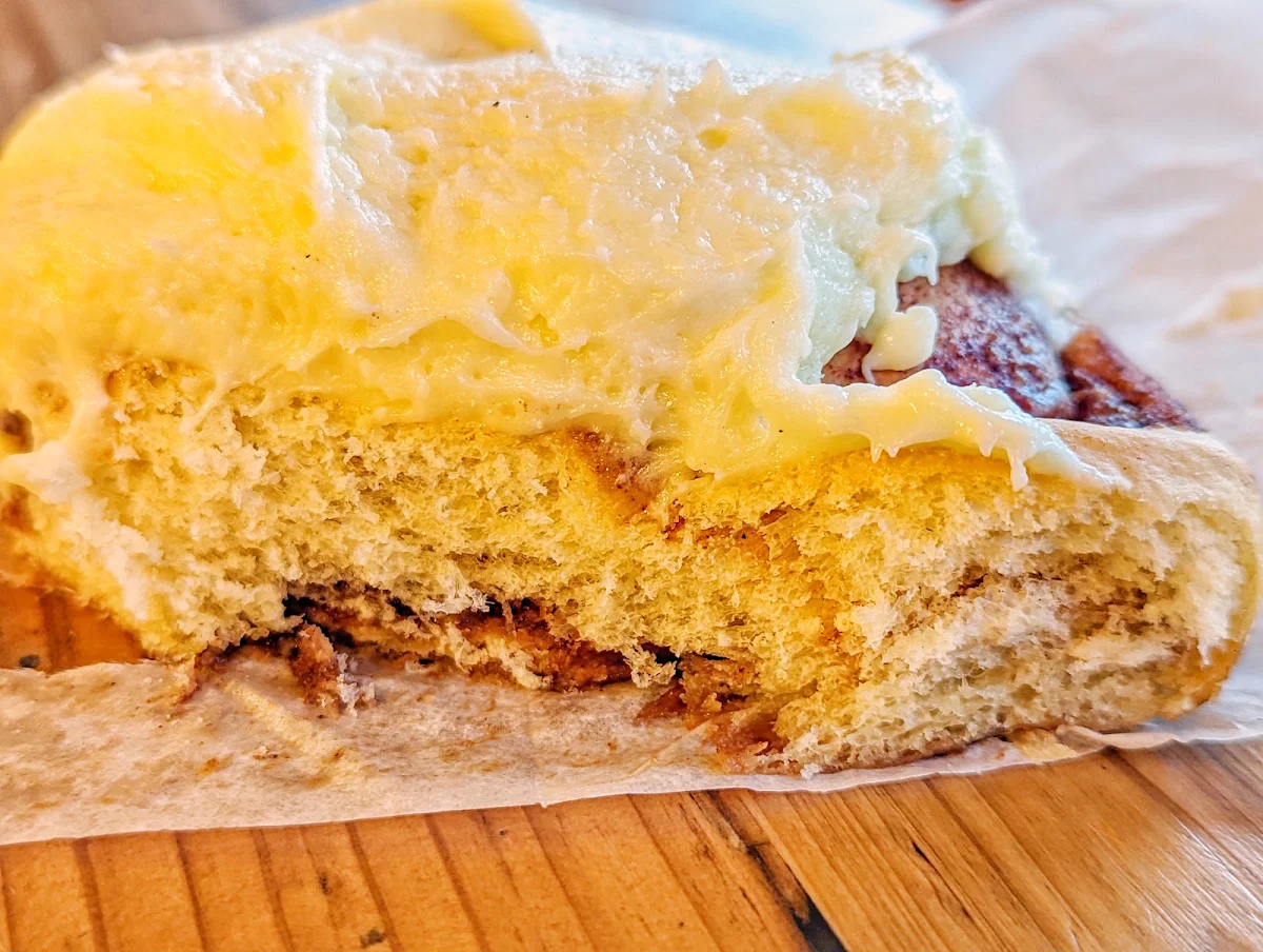 Cinnamon Roll with Creme Cheese Frosting