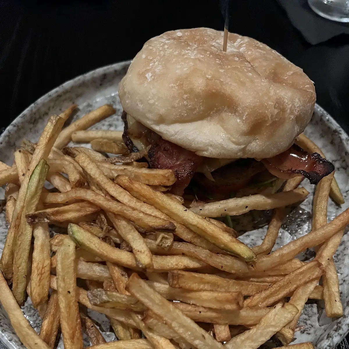 Gouda Bacon Burger
