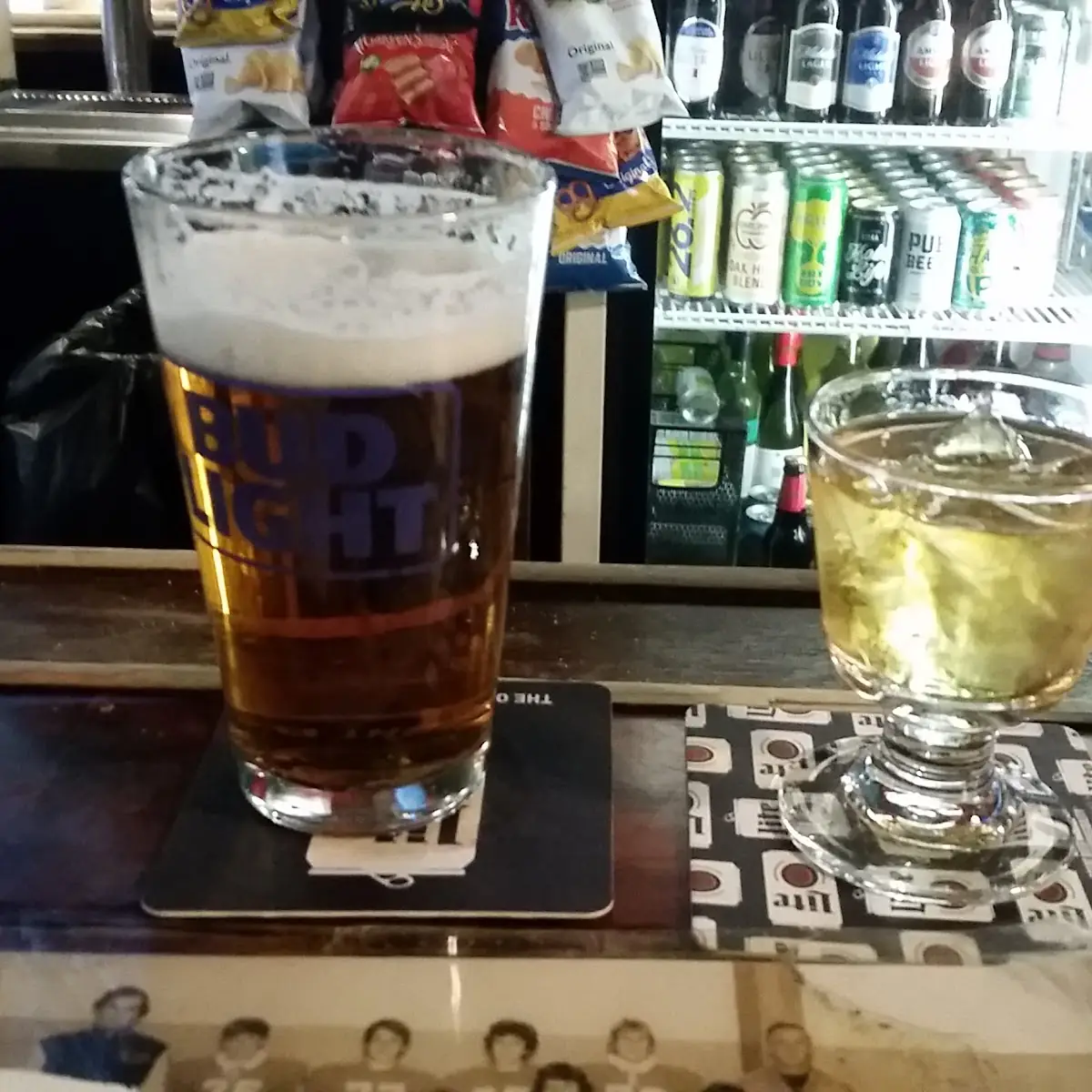 Yuengling Lager and Glendalough on the Rocks