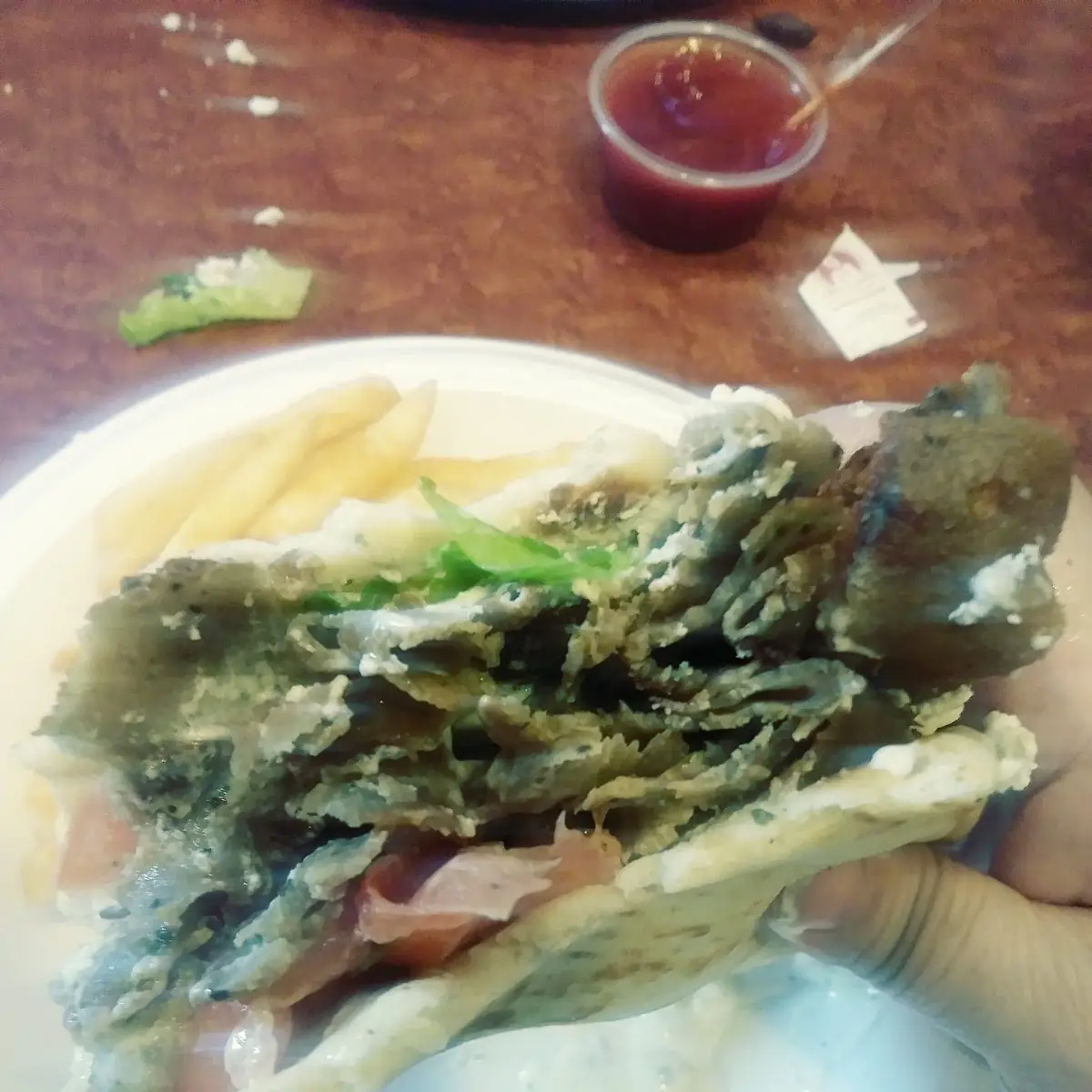 Gyro Sandwich Packed with Meat