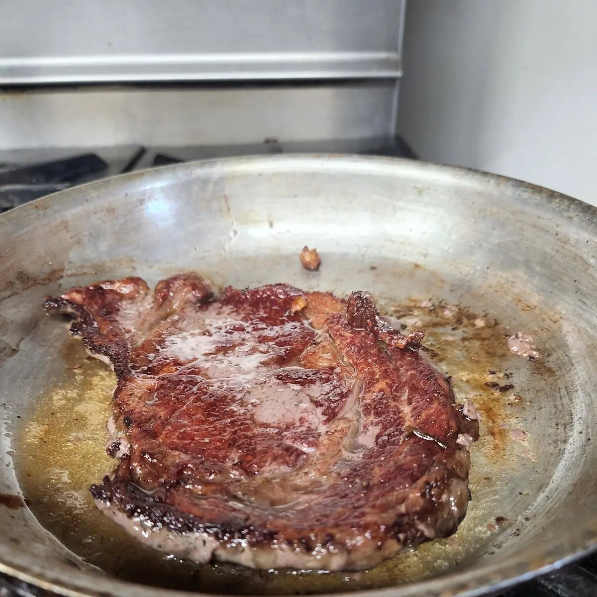 Pan Seared Ribeye Steak