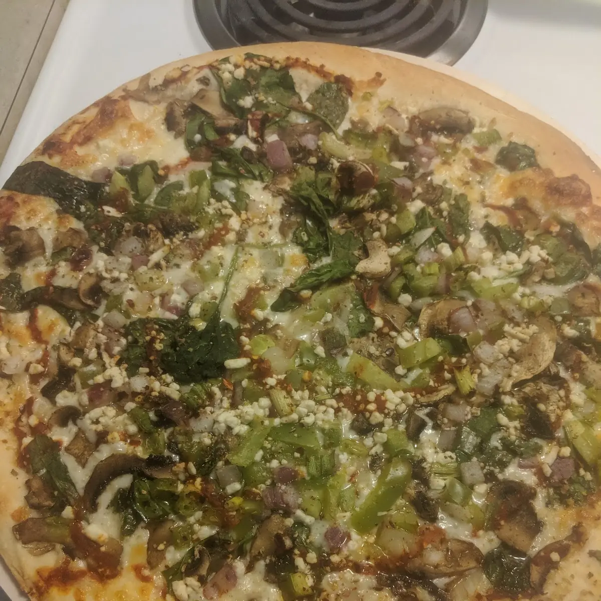 Rustic Veggie Pizza
