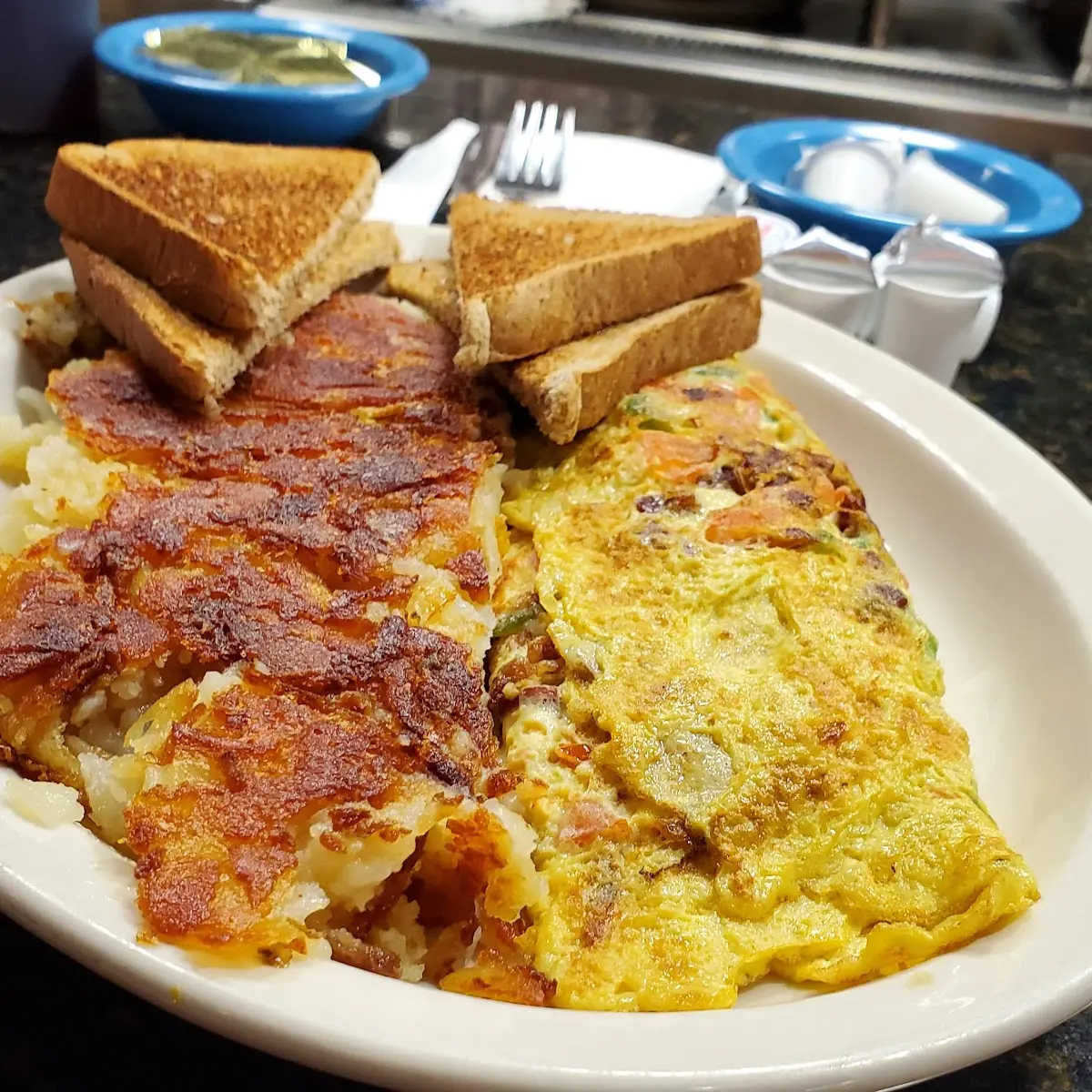 Bacon and Cheese Omelet
