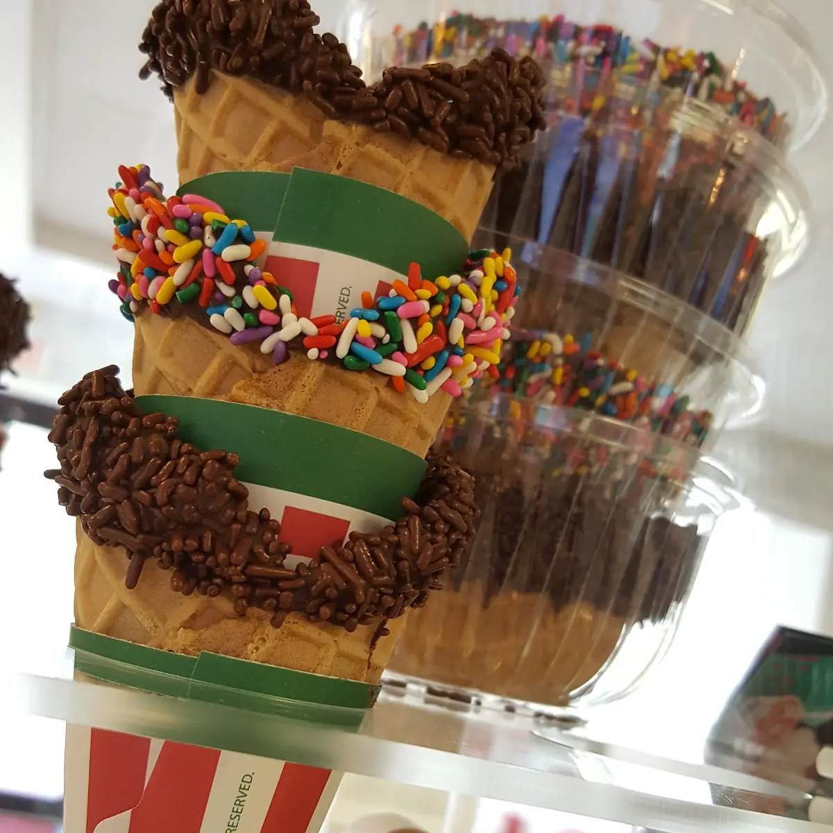 Dipped Waffle Cones and Bowls