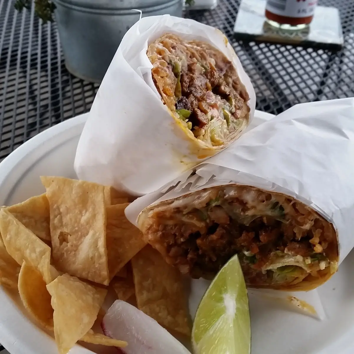 Pork Al Pastor Burrito