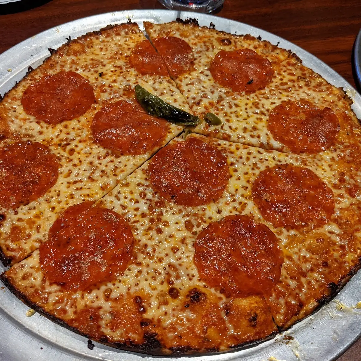 Hot Oil Pepperoni Pizza
