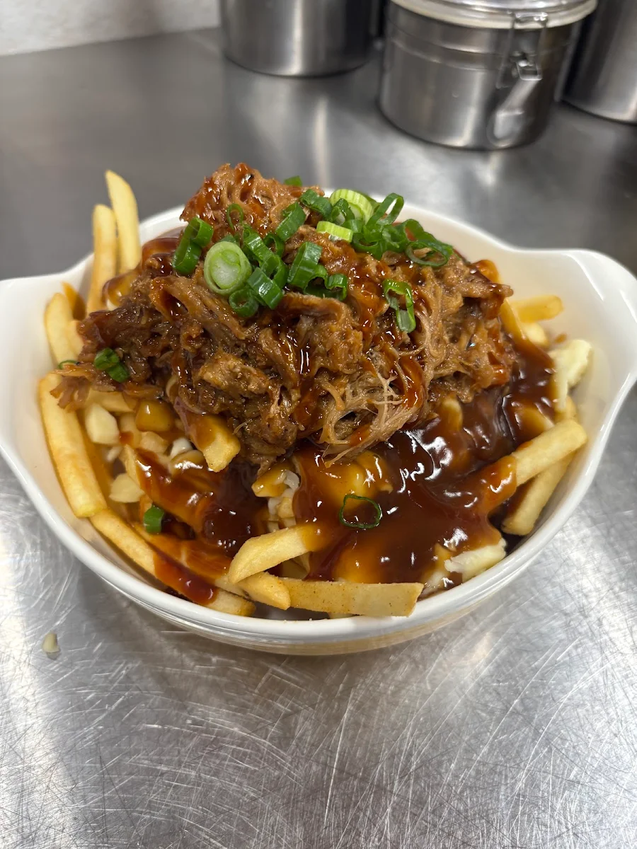 Philly Cheese Steak Poutine, Back Home Restaurant & Catering