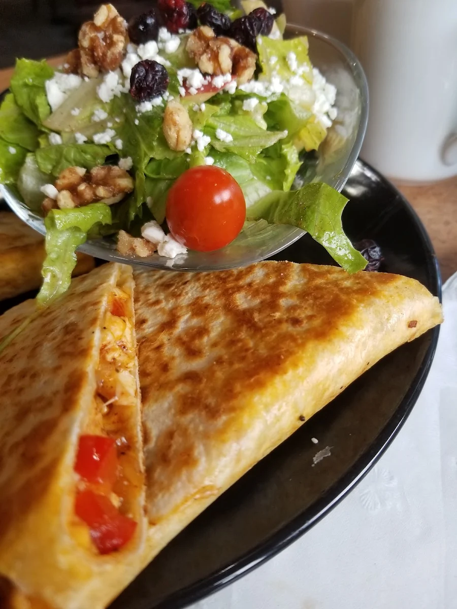 Quesadilla and Apple Salad, Back Home Restaurant & Catering