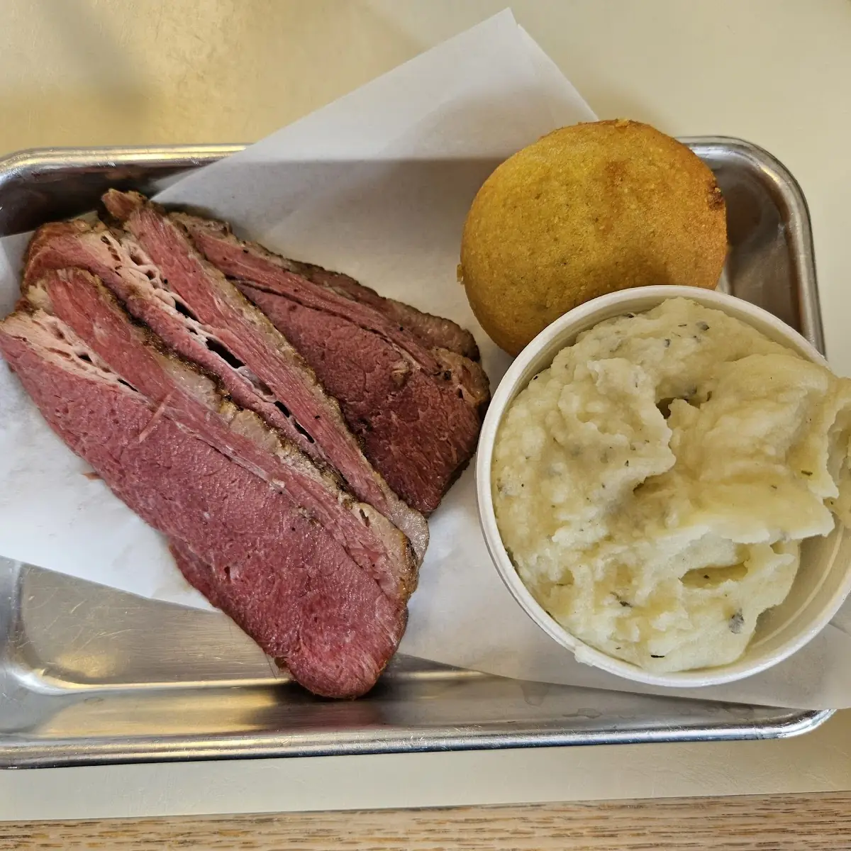Corned Beef and Mashed Potatoes