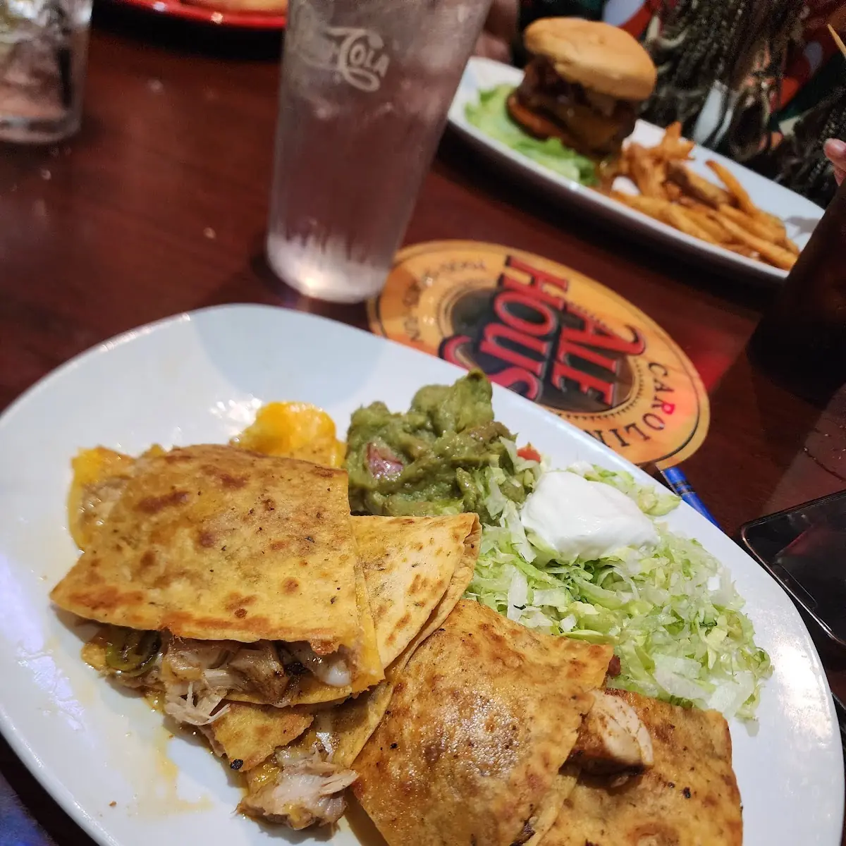 Beer Battered Cheese Cards Pulled Chicken Quesadilla