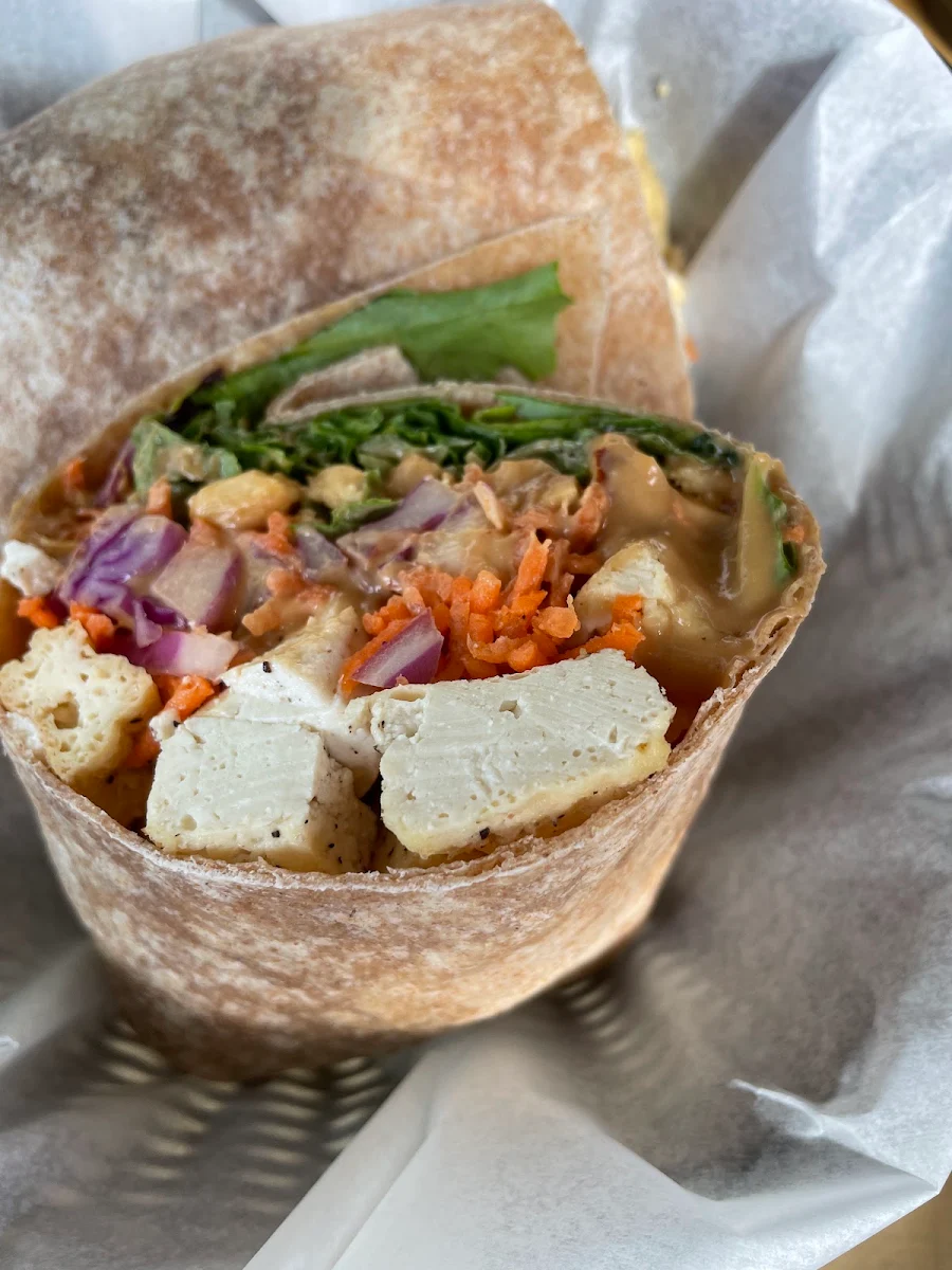 Curried Tofu Breakfast Wrap