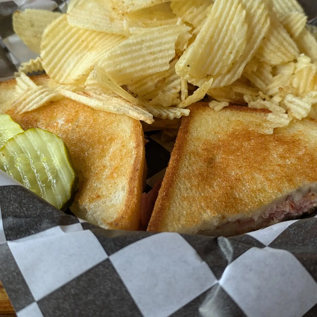 Grilled Ham and Cheese Sandwich