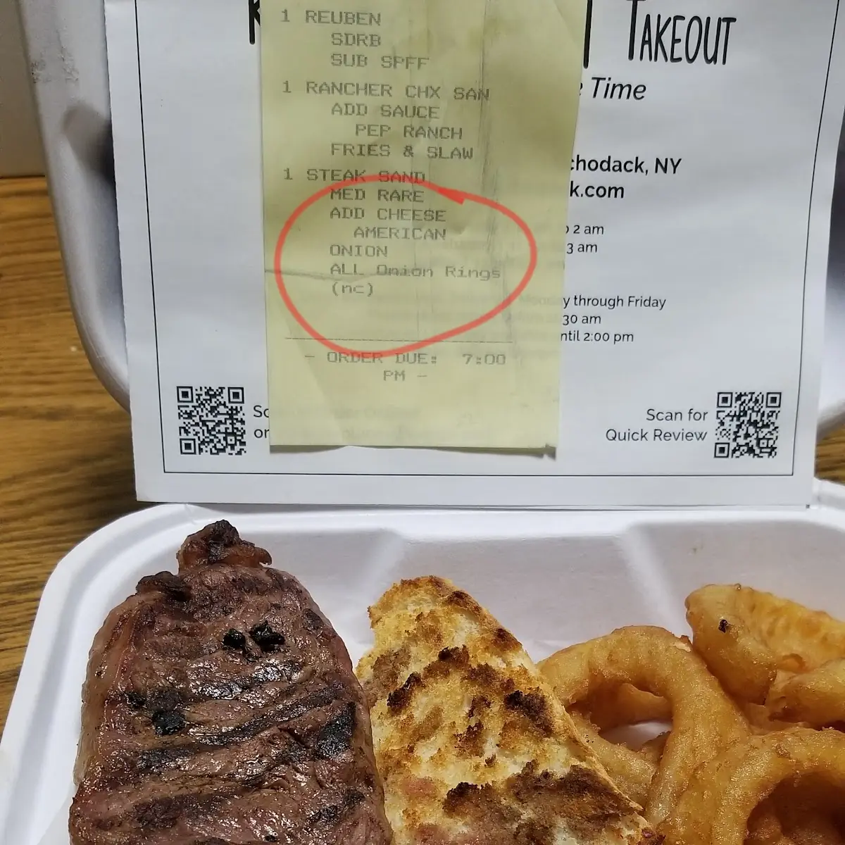NY Steak Sandwich