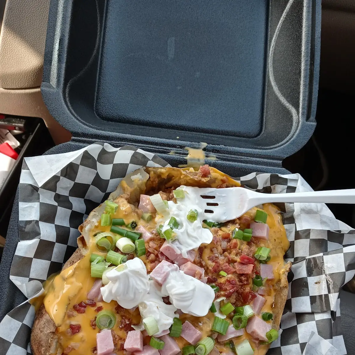 Ground Beef Baked Potato