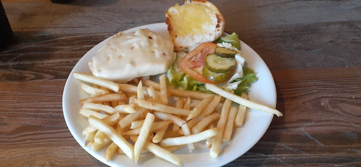 Grilled Chicken Breast w Cheese Sandwich