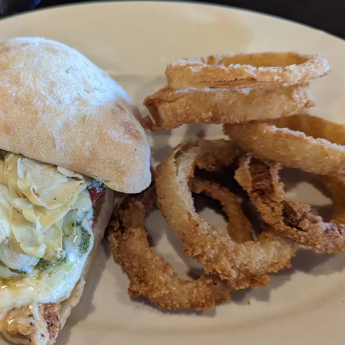 Chicken Caprese Sandwich