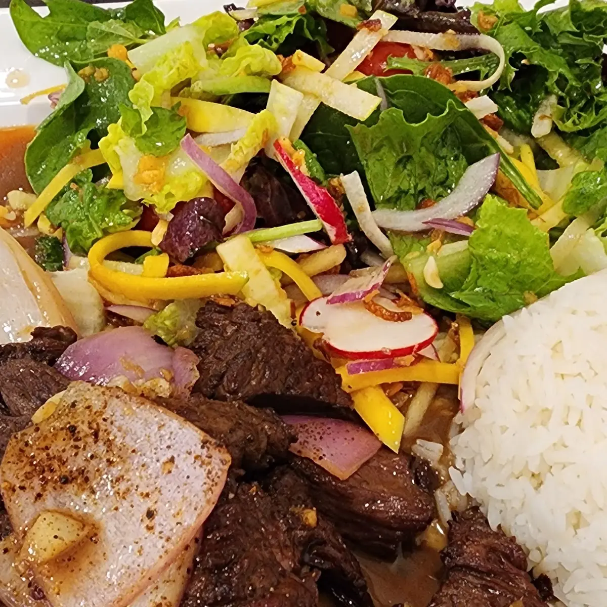 Shaken Beef Salad