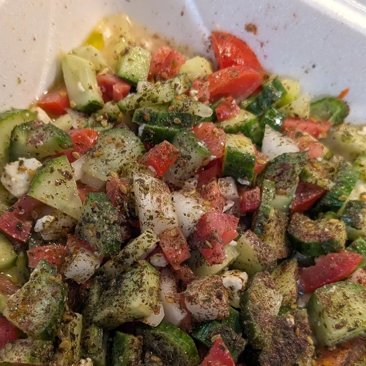 Palestinian Cucumber Salad