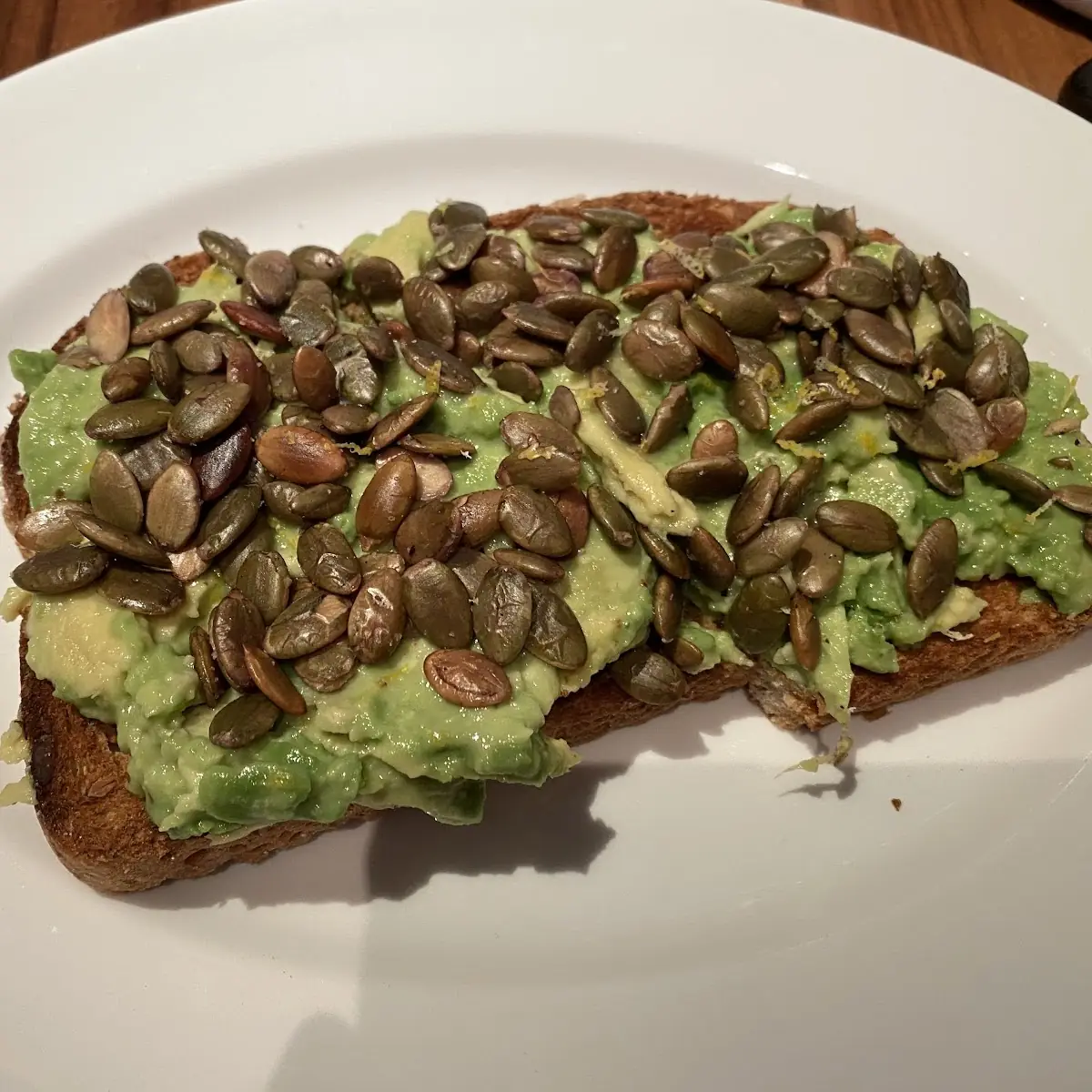 Avocado Toast with Pumpkin Seeds