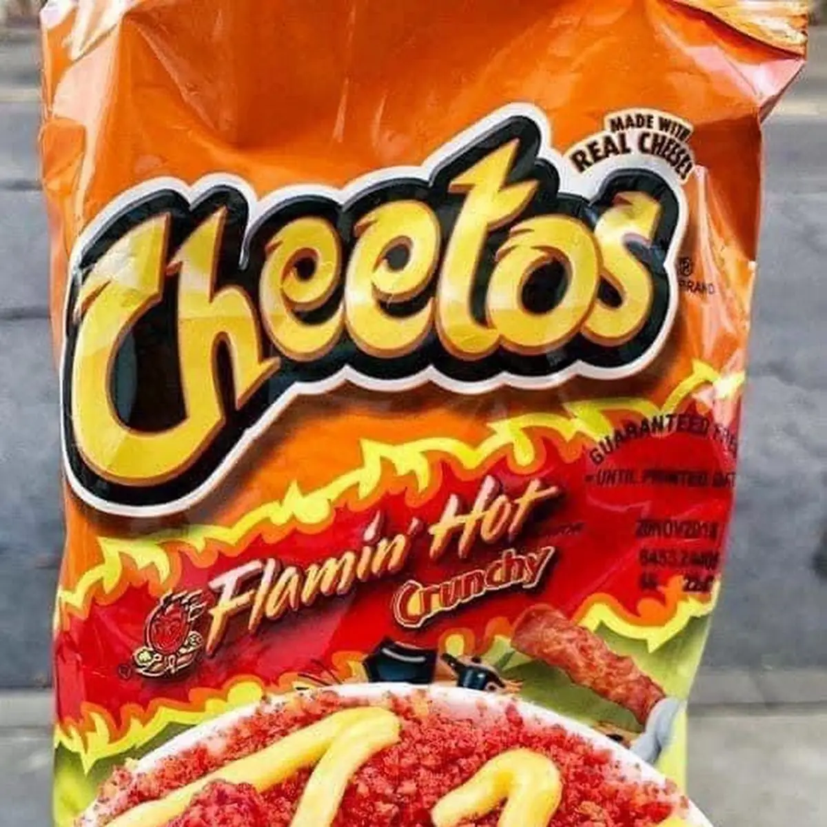 Hot Cheetos with Cheese