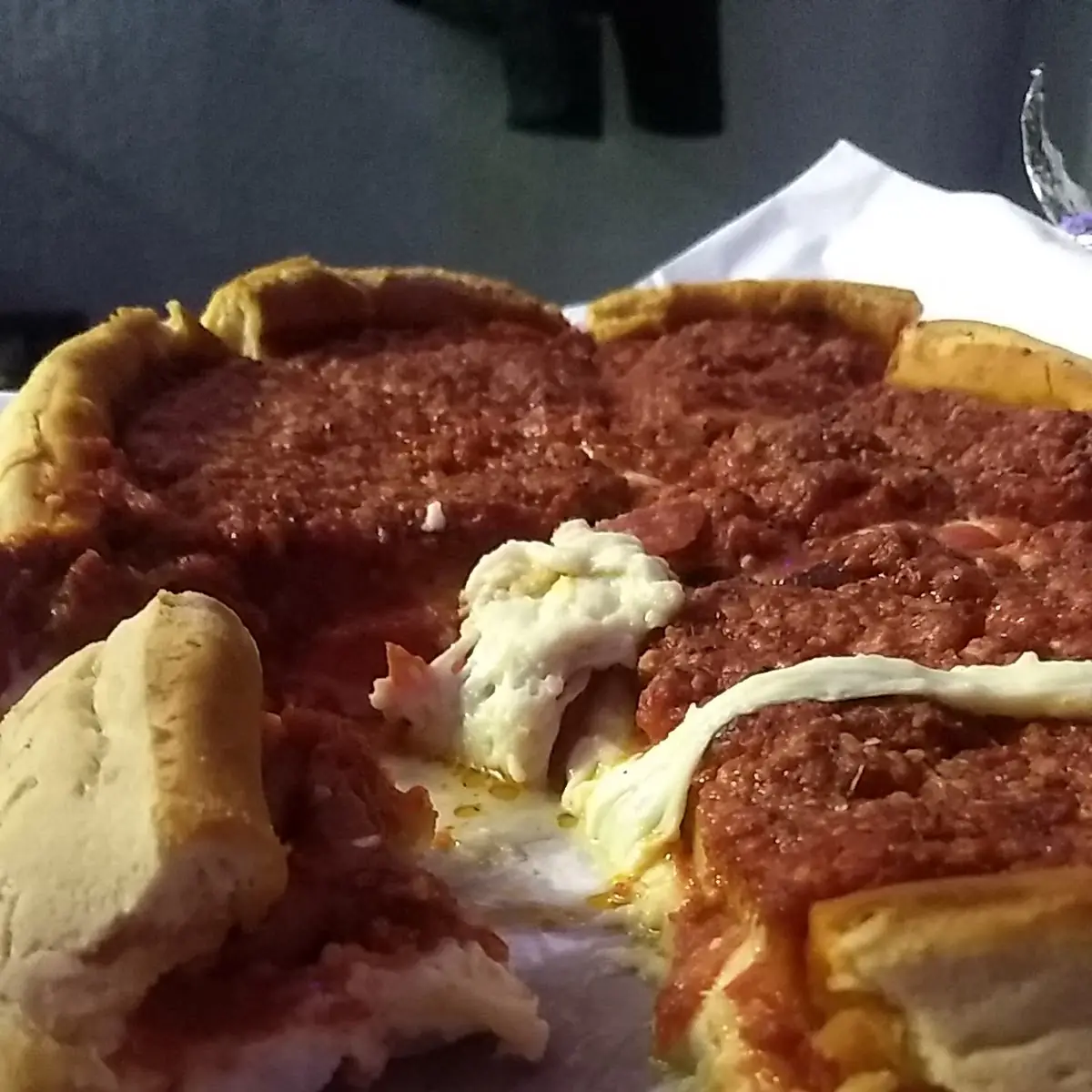 Classic Chicago Style Pepperoni Pizza