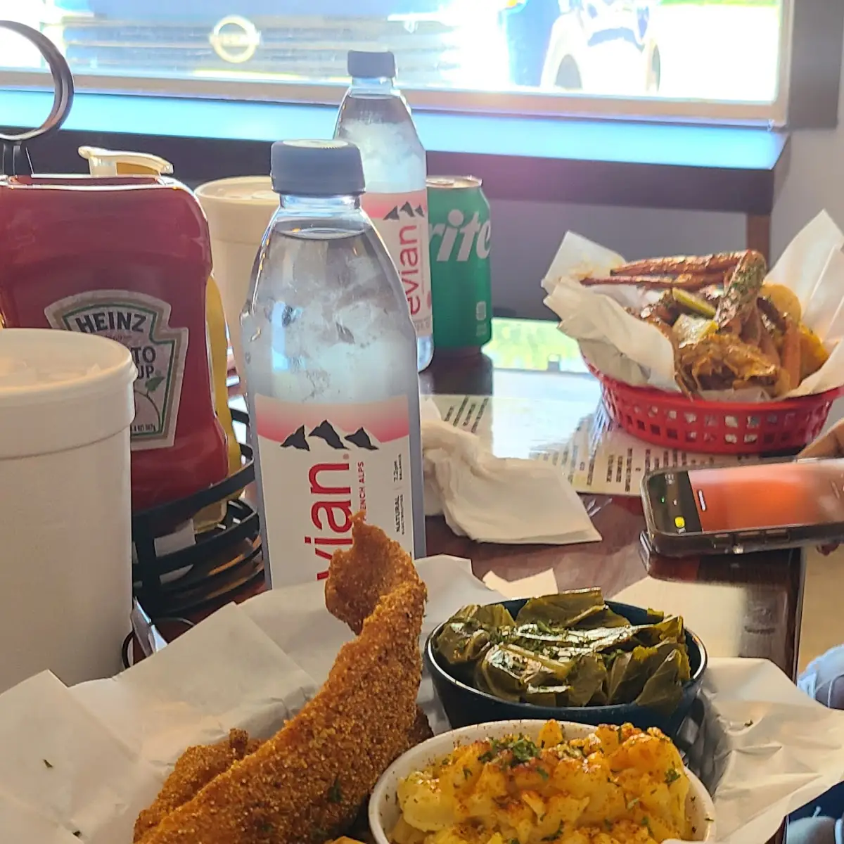 Fry Fish and Two Sides