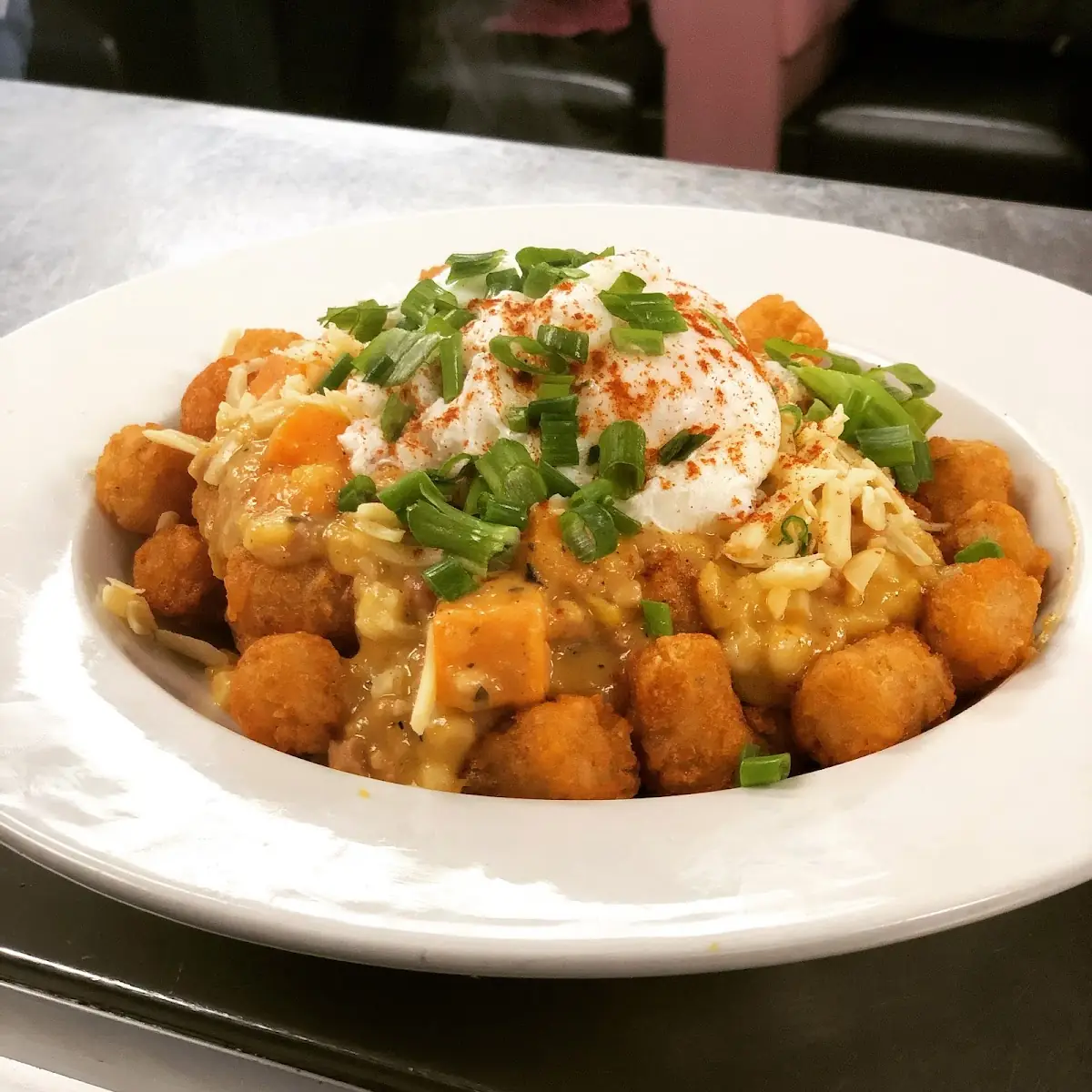 Portuguese Tater Tot Bowl