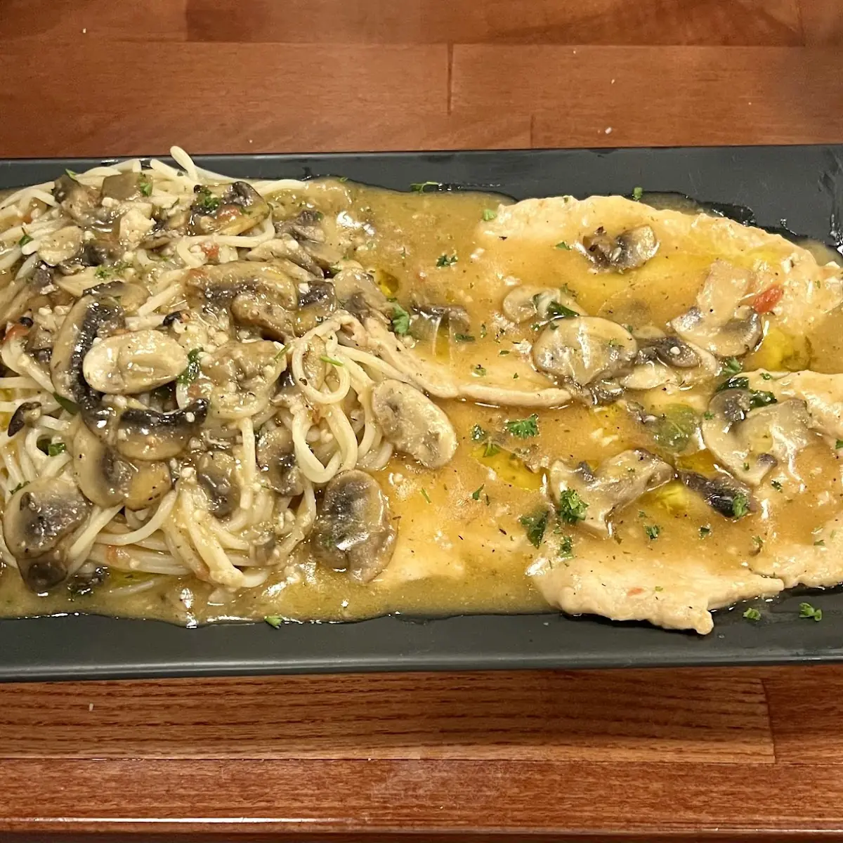 Chicken Marsala with Pasta