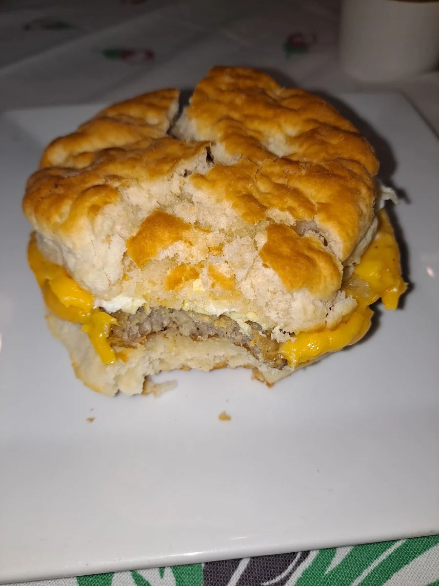 Sausage and Cheese Biscuit