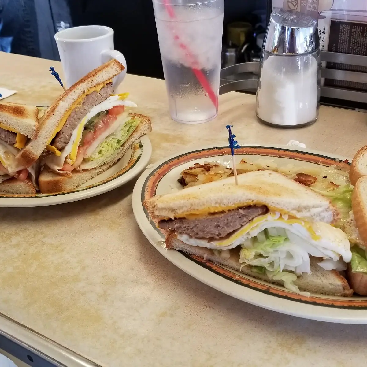 Sausage and Egg Breakfast Sandwich