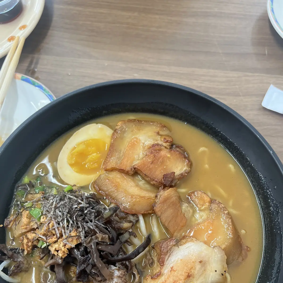Curry Ramen with Pork Belly