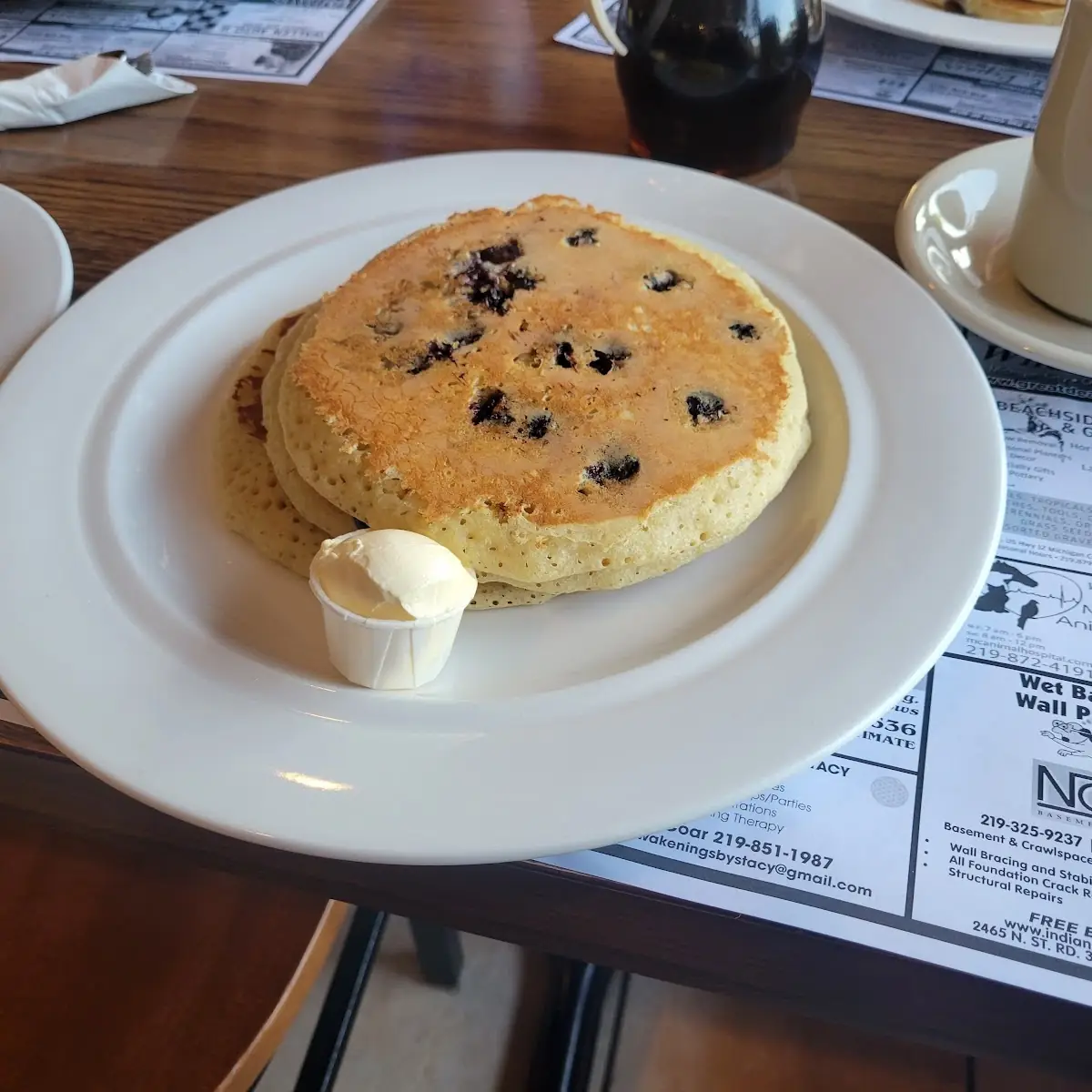 3 Blueberry Pancakes