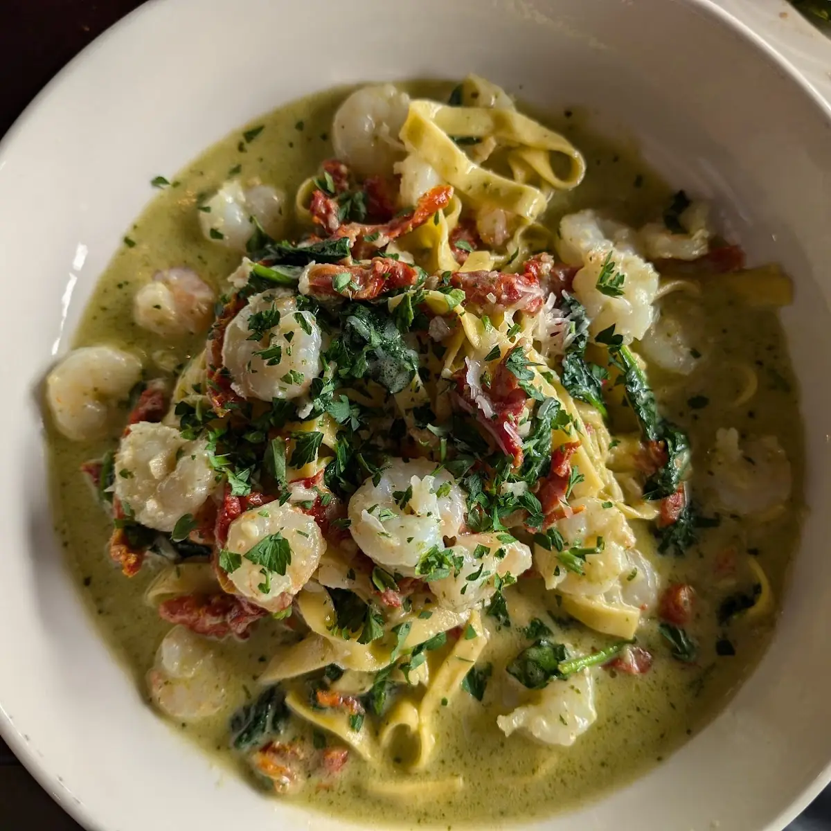 Seafood Alfredo