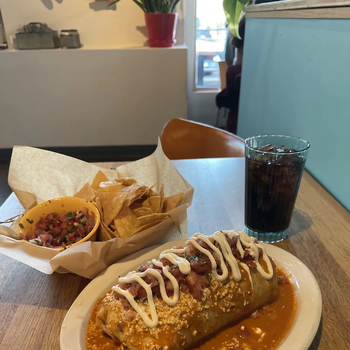 Chicken Burrito Fajita Style