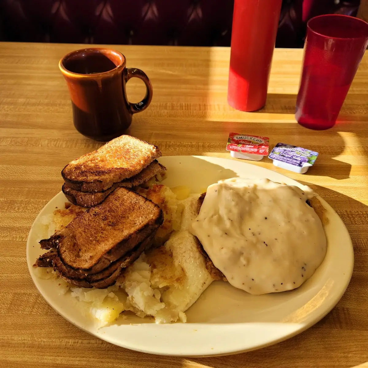 Chicken Fried Steak & Eggs