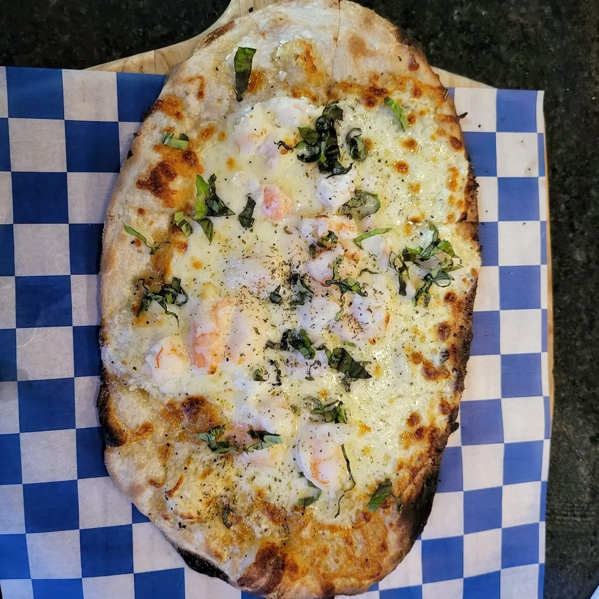 Scampi Pizza