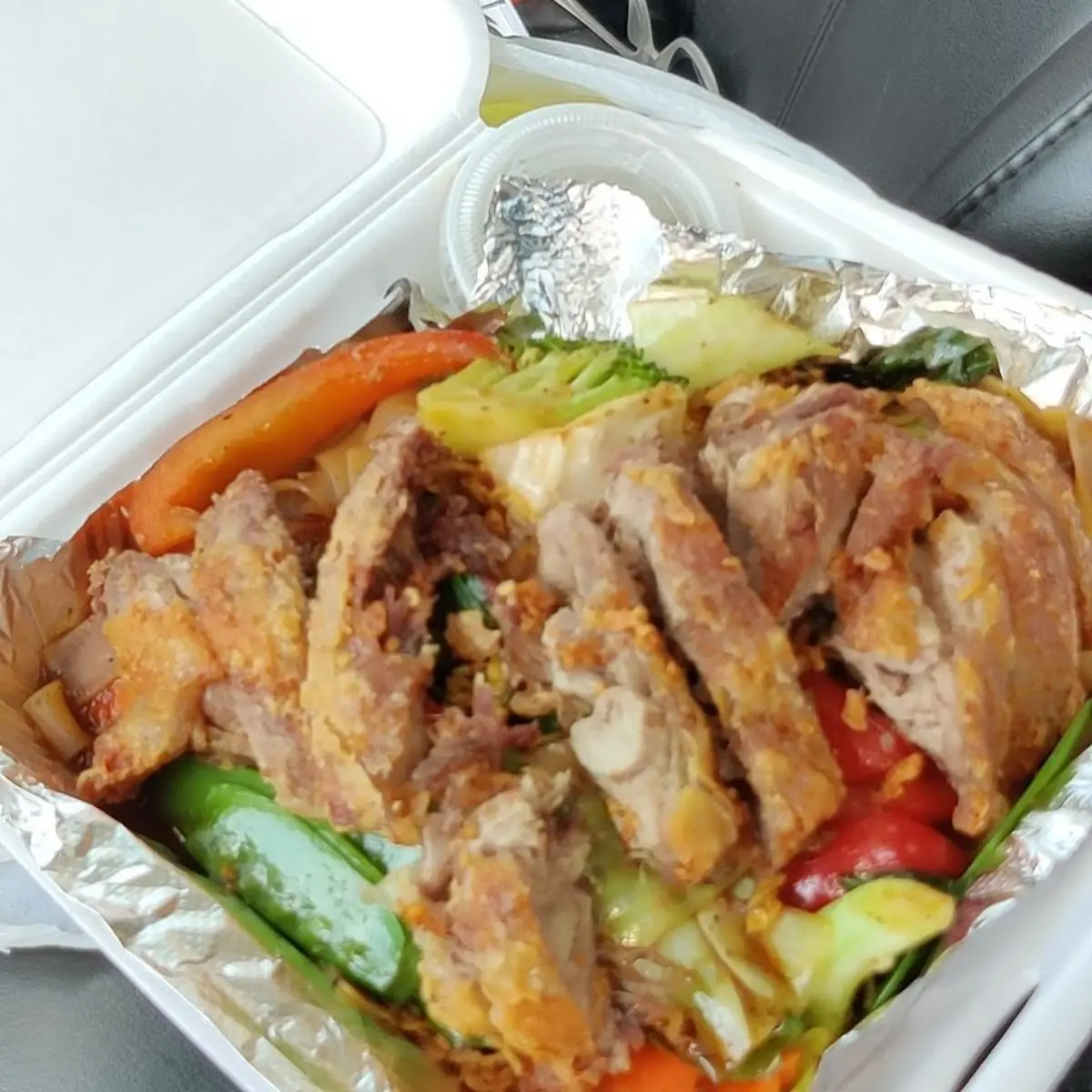 Crispy Duck Drunken Noodles